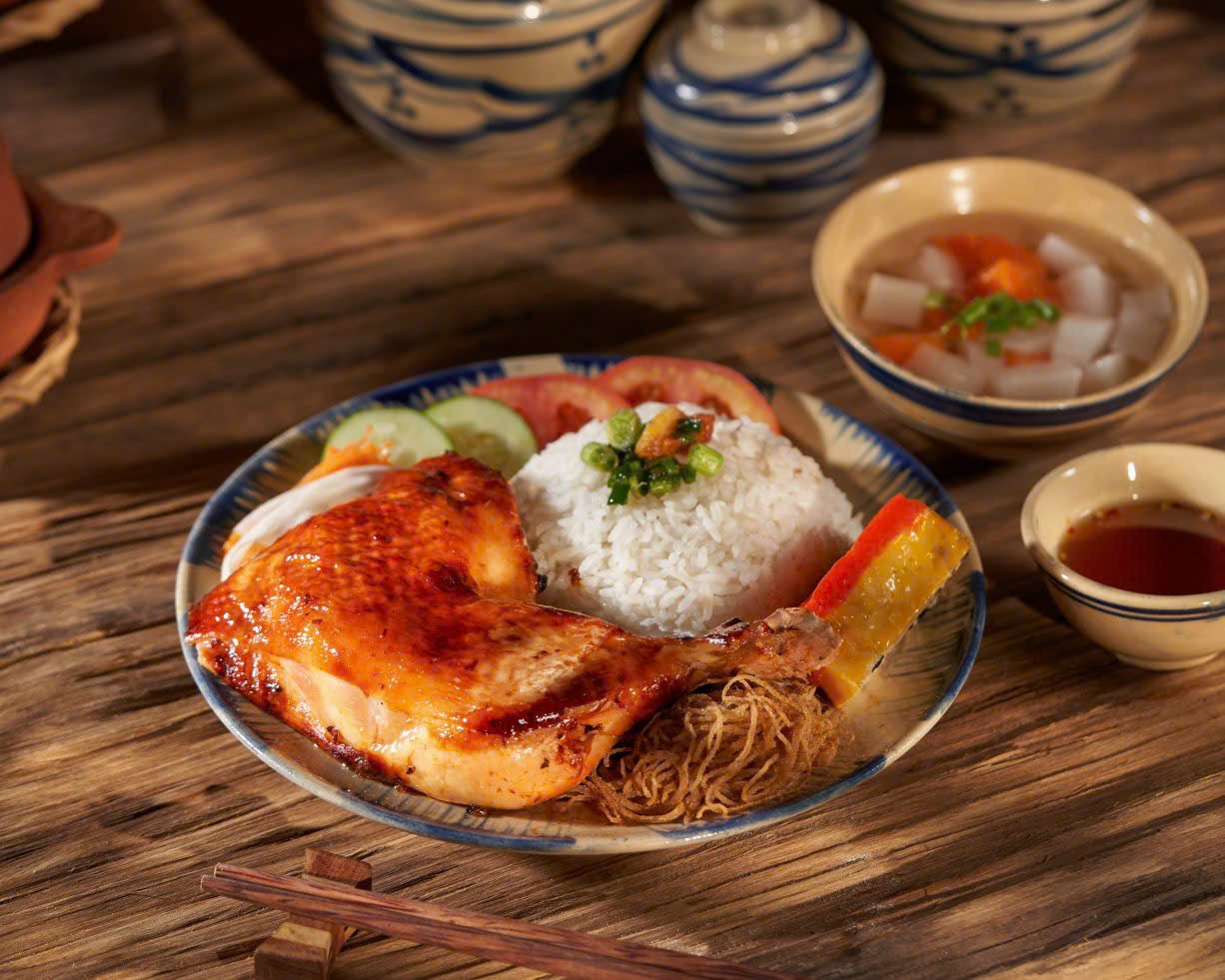 Cơm tấm sườn bì chả